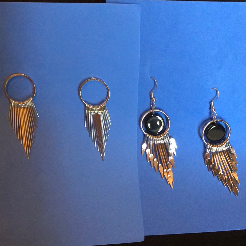 Fashion dangles. Silver